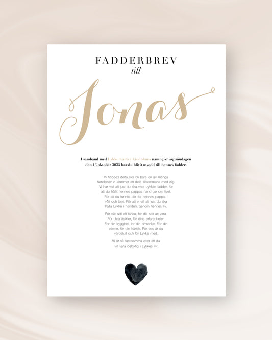 FADDERBREV ELEGANT