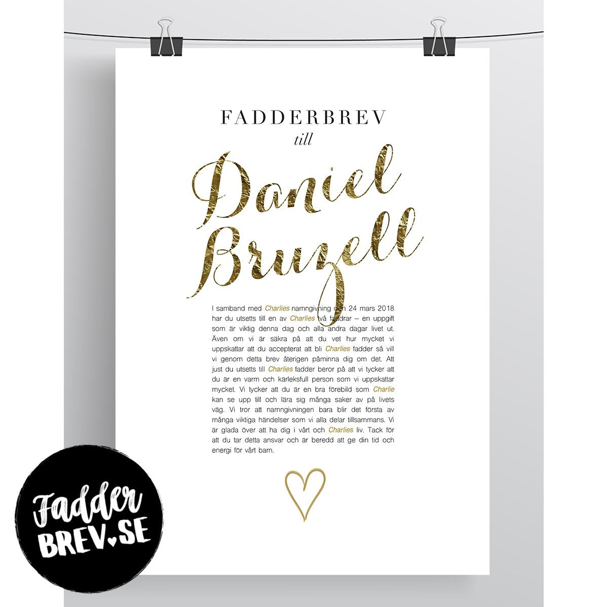 FADDERBREV DELUXE