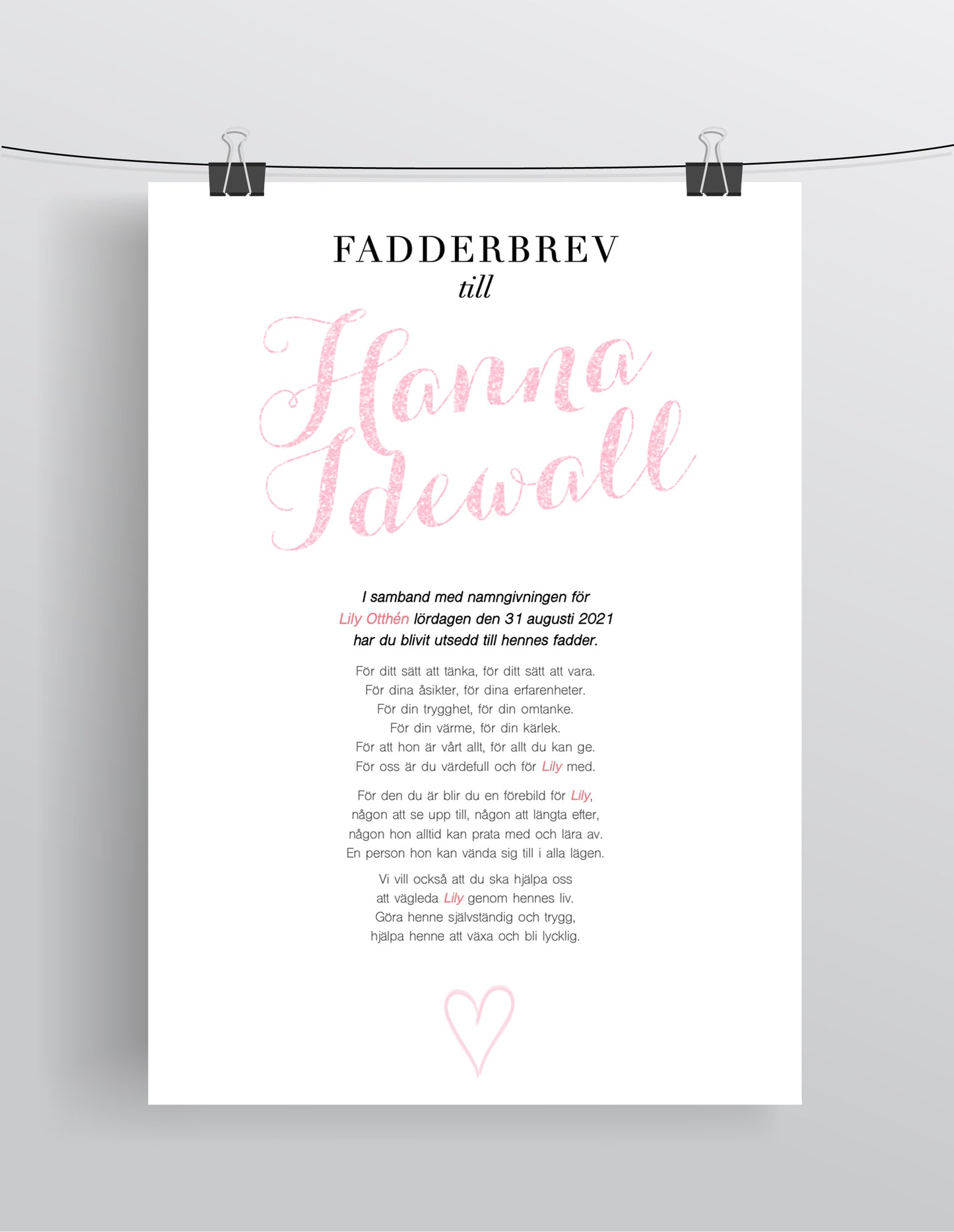 FADDERBREV DELUXE