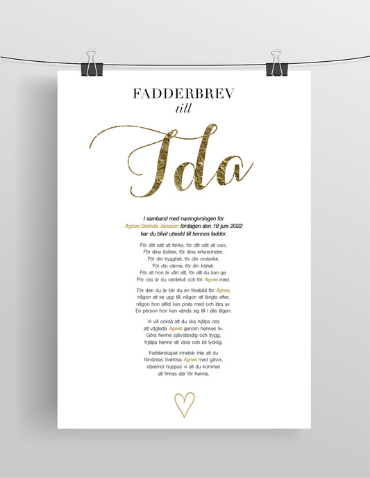FADDERBREV DELUXE – DIGITAL PRODUKT