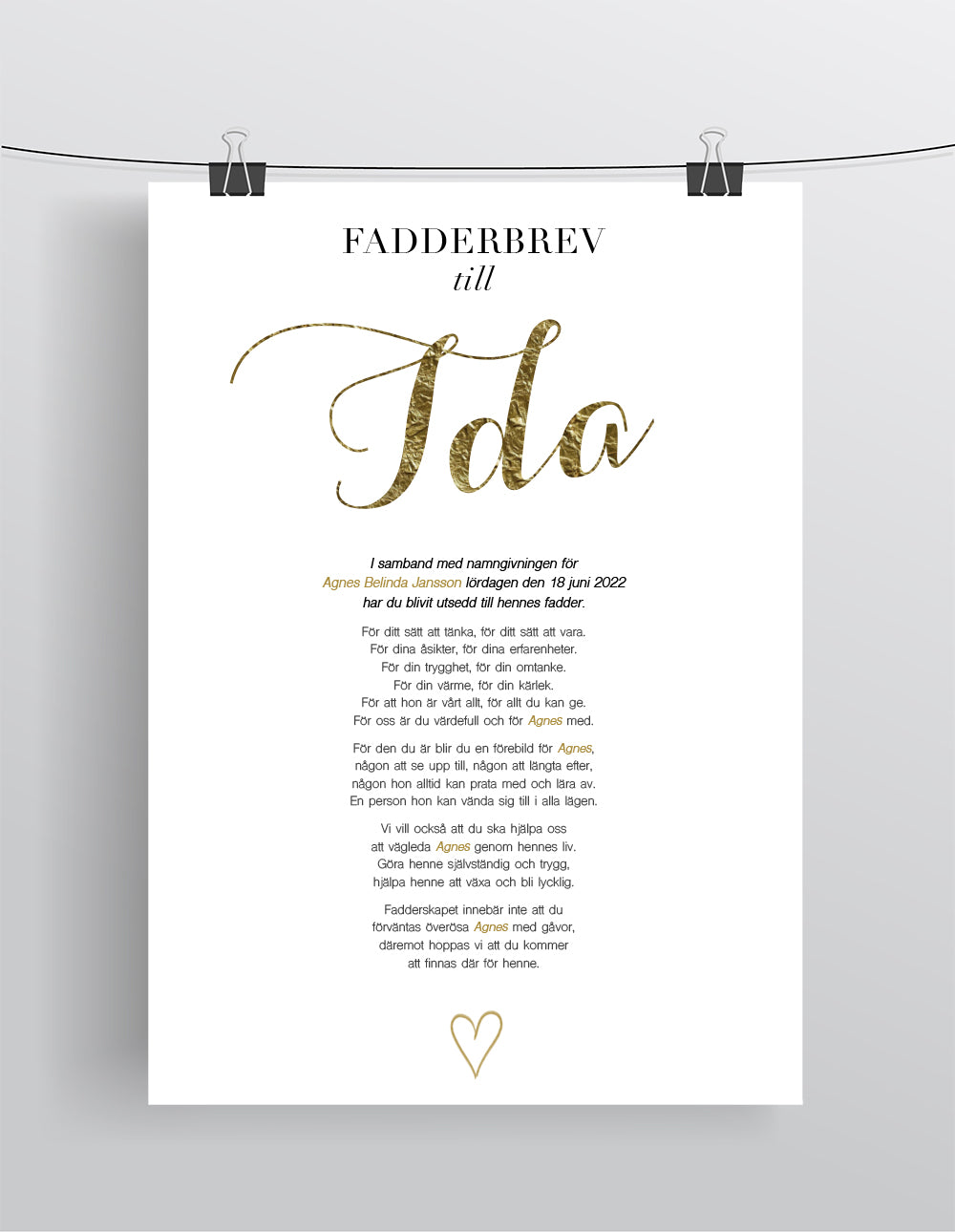 FADDERBREV DELUXE
