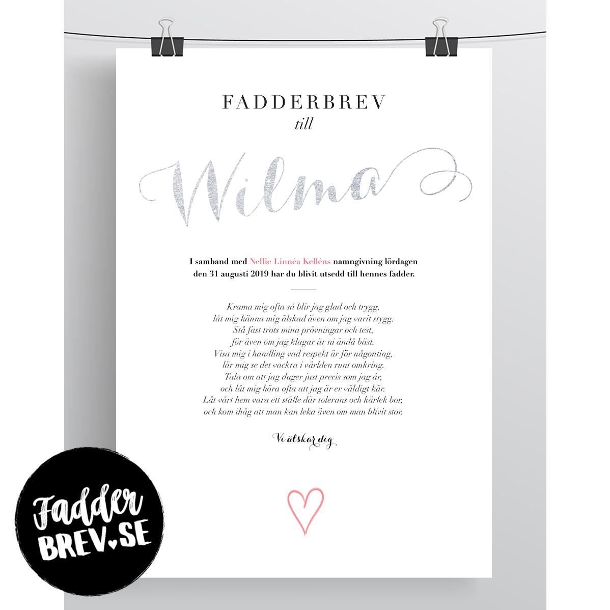 FADDERBREV DELUXE