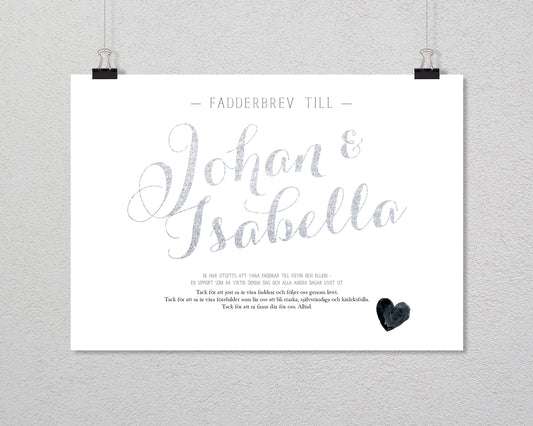 FADDERBREV CHIC – DIGITAL PRODUKT – LIGGANDE FORMAT