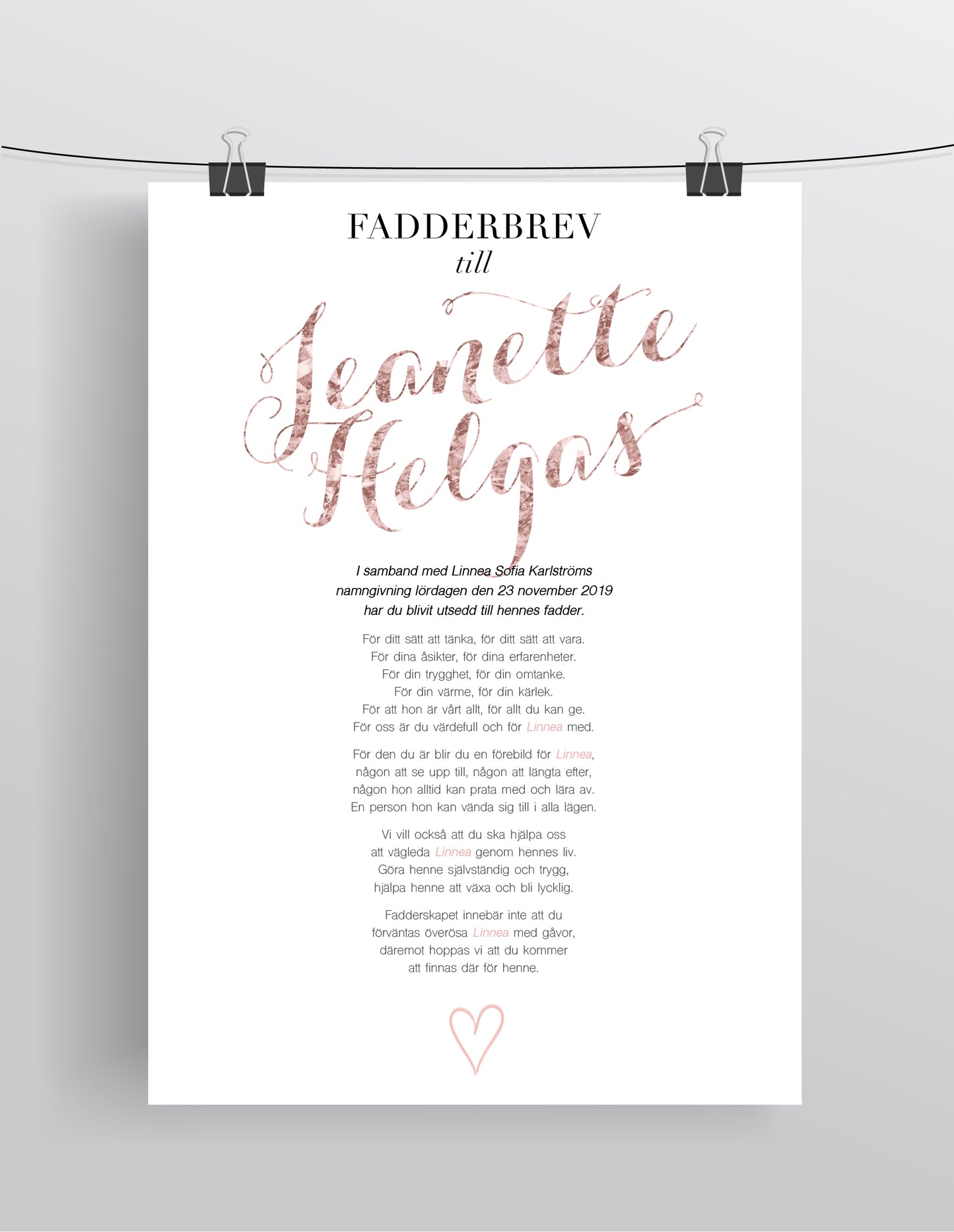 FADDERBREV DELUXE