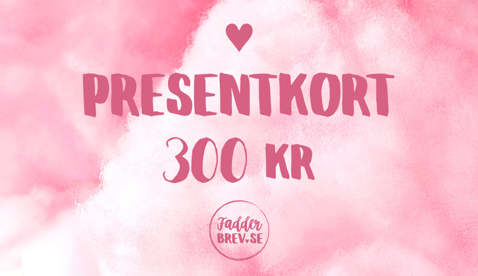 PRESENTKORT 300 kr – DIGITAL PRODUKT