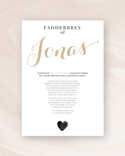 FADDERBREV ELEGANT