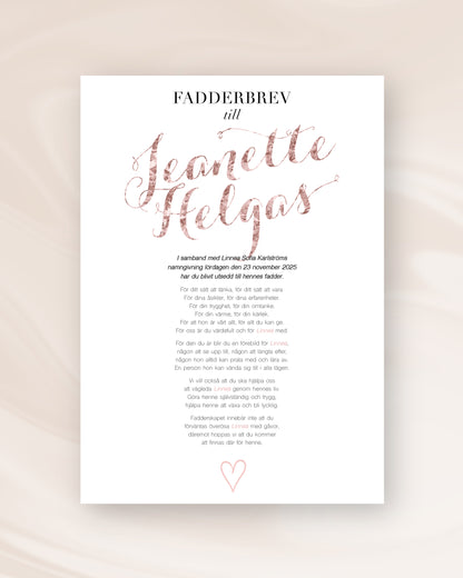 FADDERBREV KLASSISK