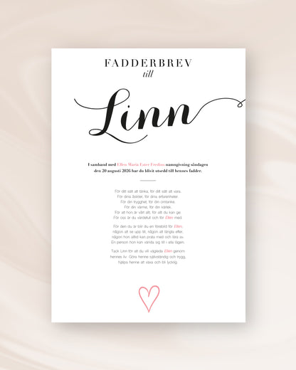 FADDERBREV KLASSISK