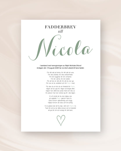 FADDERBREV KLASSISK