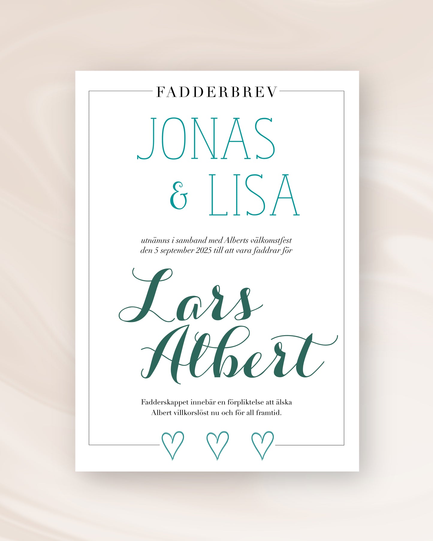 FADDERBREV KONTUR