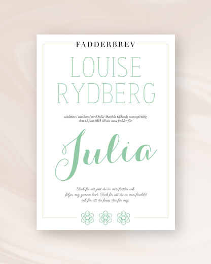 FADDERBREV KONTUR