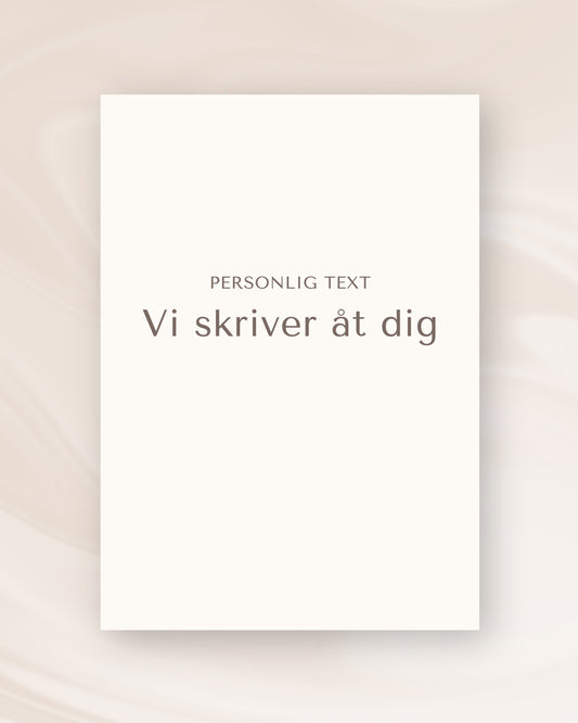 PERSONLIG TEXT