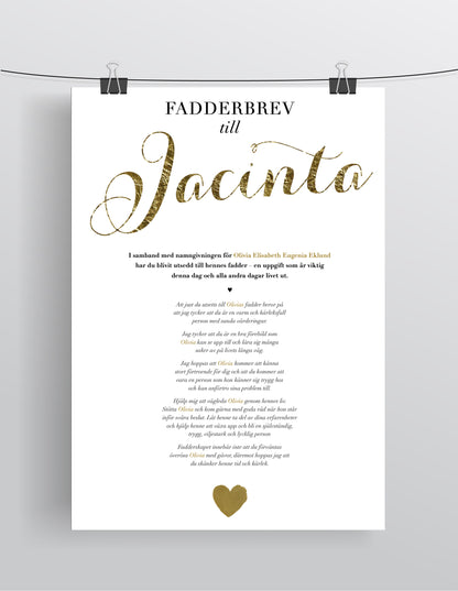 FADDERBREV ELEGANT