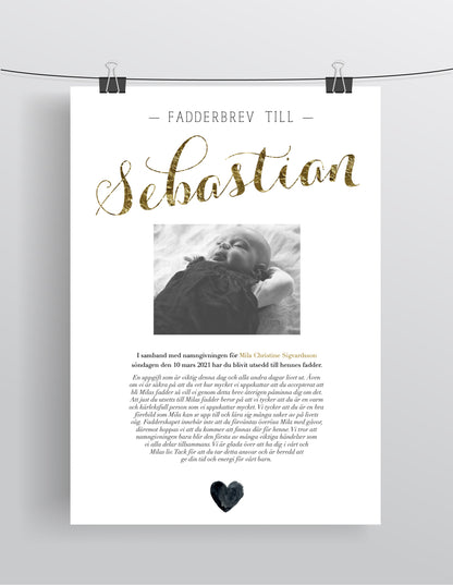 FADDERBREV ELEGANT