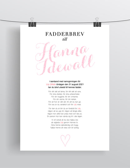 FADDERBREV KLASSISK