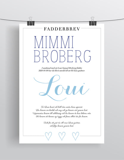 FADDERBREV KONTUR