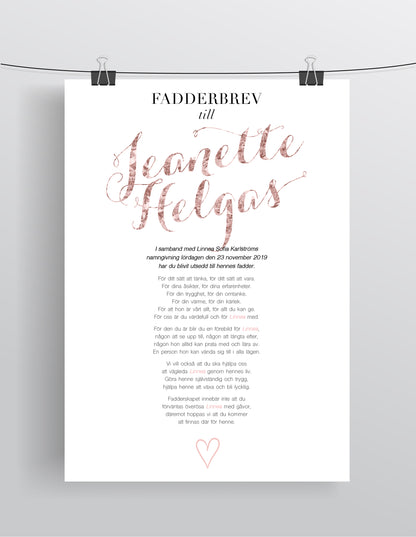 FADDERBREV KLASSISK
